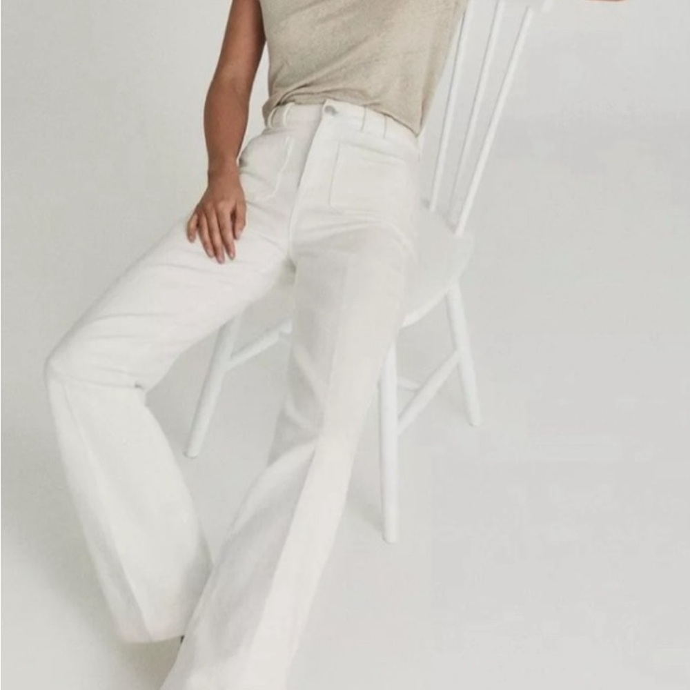 Reiss Isa High Rise Flared Jeans